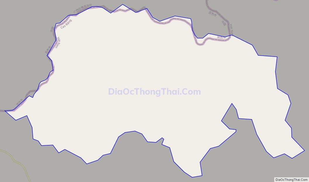 Bản đồ giao thông xã Tri Phương (cũ), huyện Trà Lĩnh