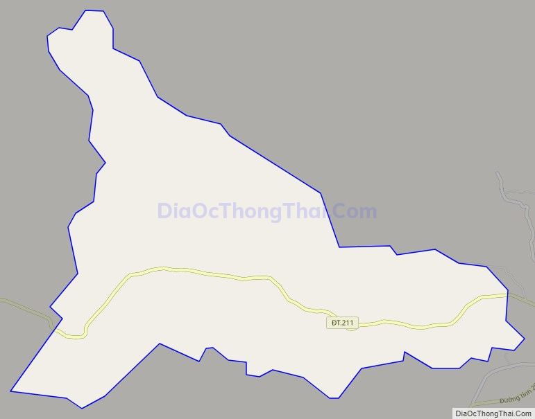 Bản đồ giao thông xã Lăng Hiếu, huyện Trùng Khánh