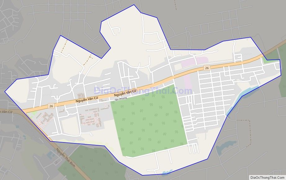 Bản đồ giao thông phường Tân Hòa, thành phố Buôn Ma Thuột