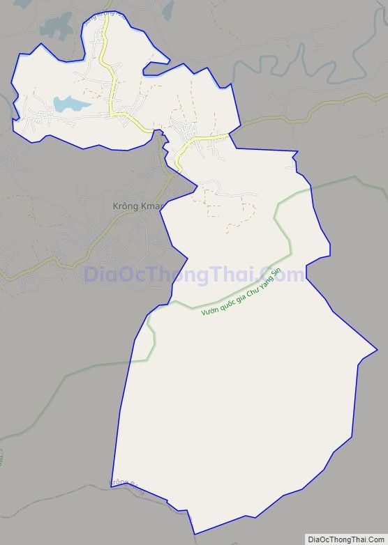 Bản đồ giao thông xã Khuê Ngọc Điền, huyện Krông Bông