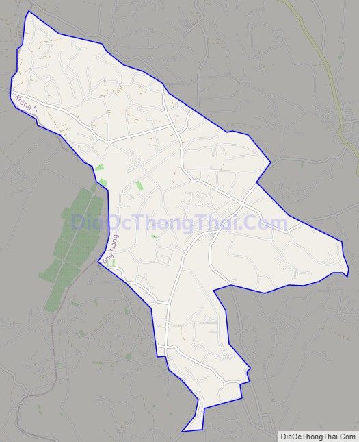 Bản đồ giao thông xã Ea Tóh, huyện Krông Năng