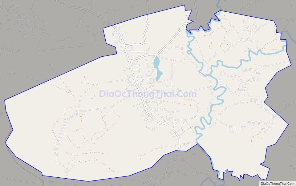 Bản đồ giao thông xã Ea Uy, huyện Krông Pắk