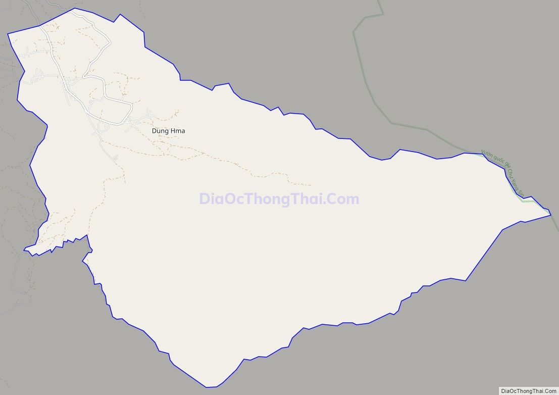 Bản đồ giao thông xã Đắk Phơi, huyện Lắk