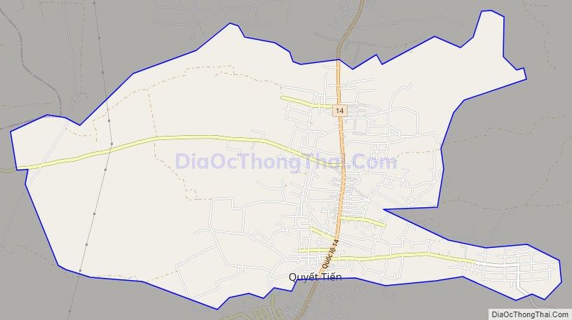 Bản đồ giao thông phường Thống Nhất, thị xã Buôn Hồ