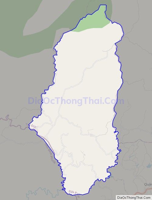 Bản đồ giao thông xã Đắk Ngo, huyện Tuy Đức