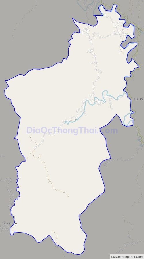 Bản đồ giao thông xã Hẹ Muông, huyện Điện Biên