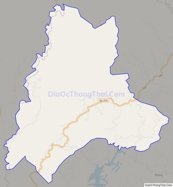 Bản đồ giao thông xã Nà Nhạn (cũ), huyện Điện Biên