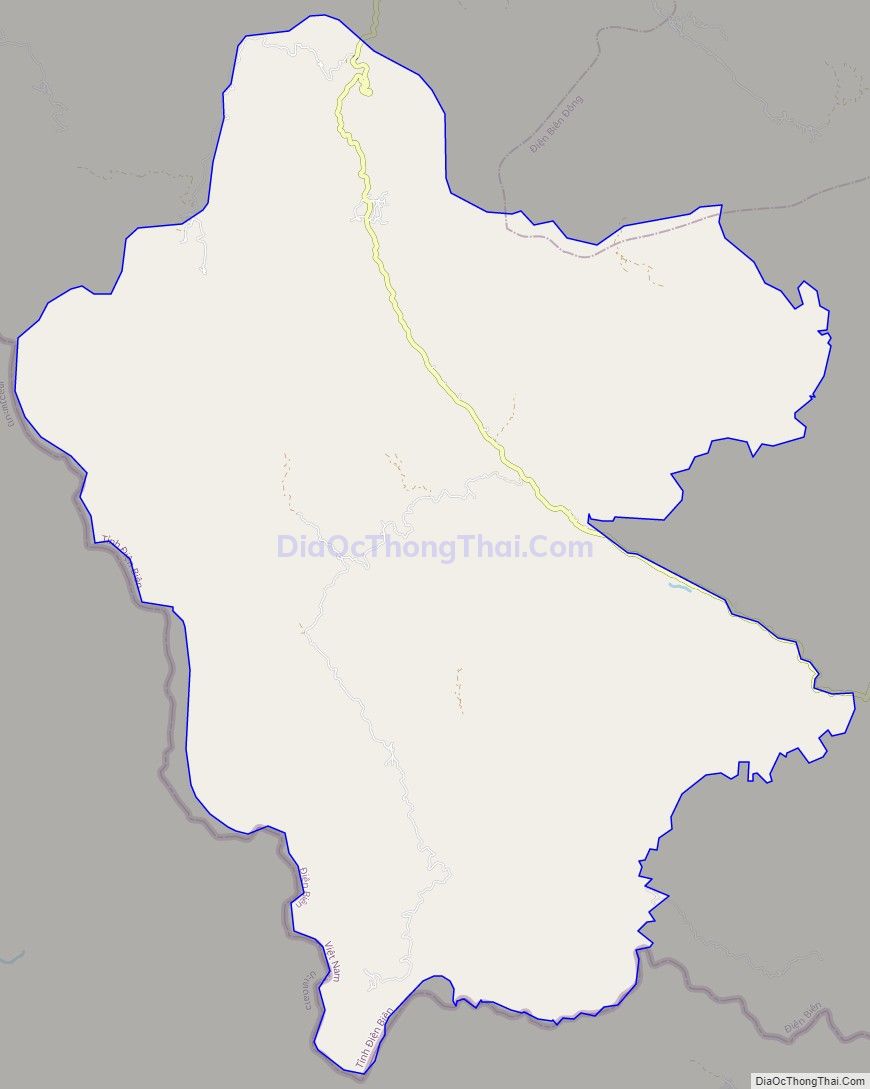 Bản đồ giao thông xã Phu Luông, huyện Điện Biên