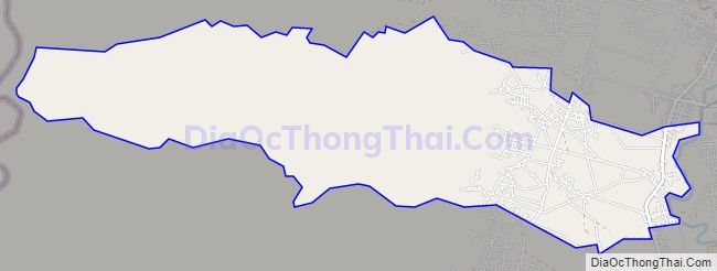 Bản đồ giao thông xã Thanh Chăn, huyện Điện Biên