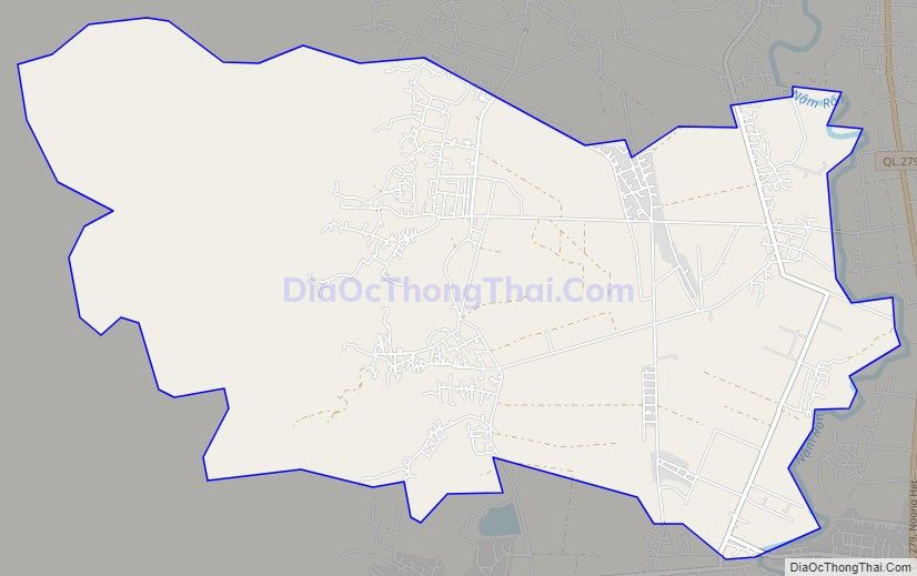 Bản đồ giao thông xã Thanh Yên, huyện Điện Biên