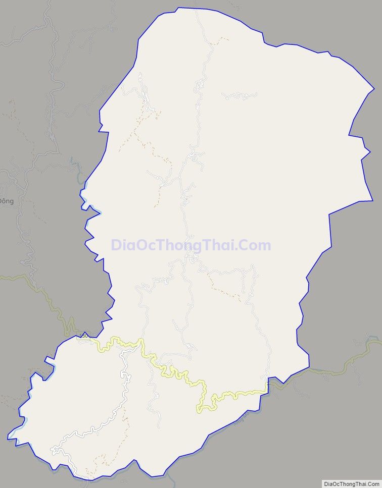 Bản đồ giao thông xã Phì Nhừ, huyện Điện Biên Đông