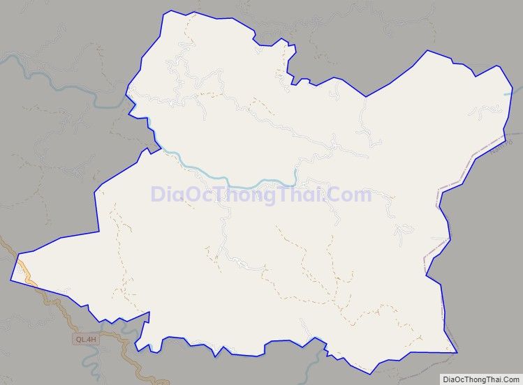 Bản đồ giao thông xã Pá Mỳ, huyện Mường Nhé
