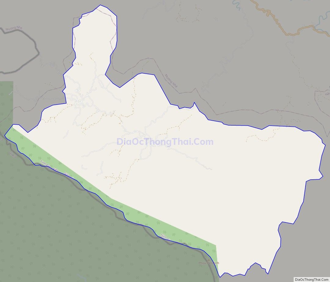 Bản đồ giao thông xã Na Cô Sa, huyện Nậm Pồ