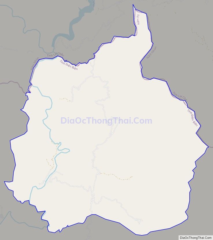 Bản đồ giao thông xã Nậm Khăn, huyện Nậm Pồ