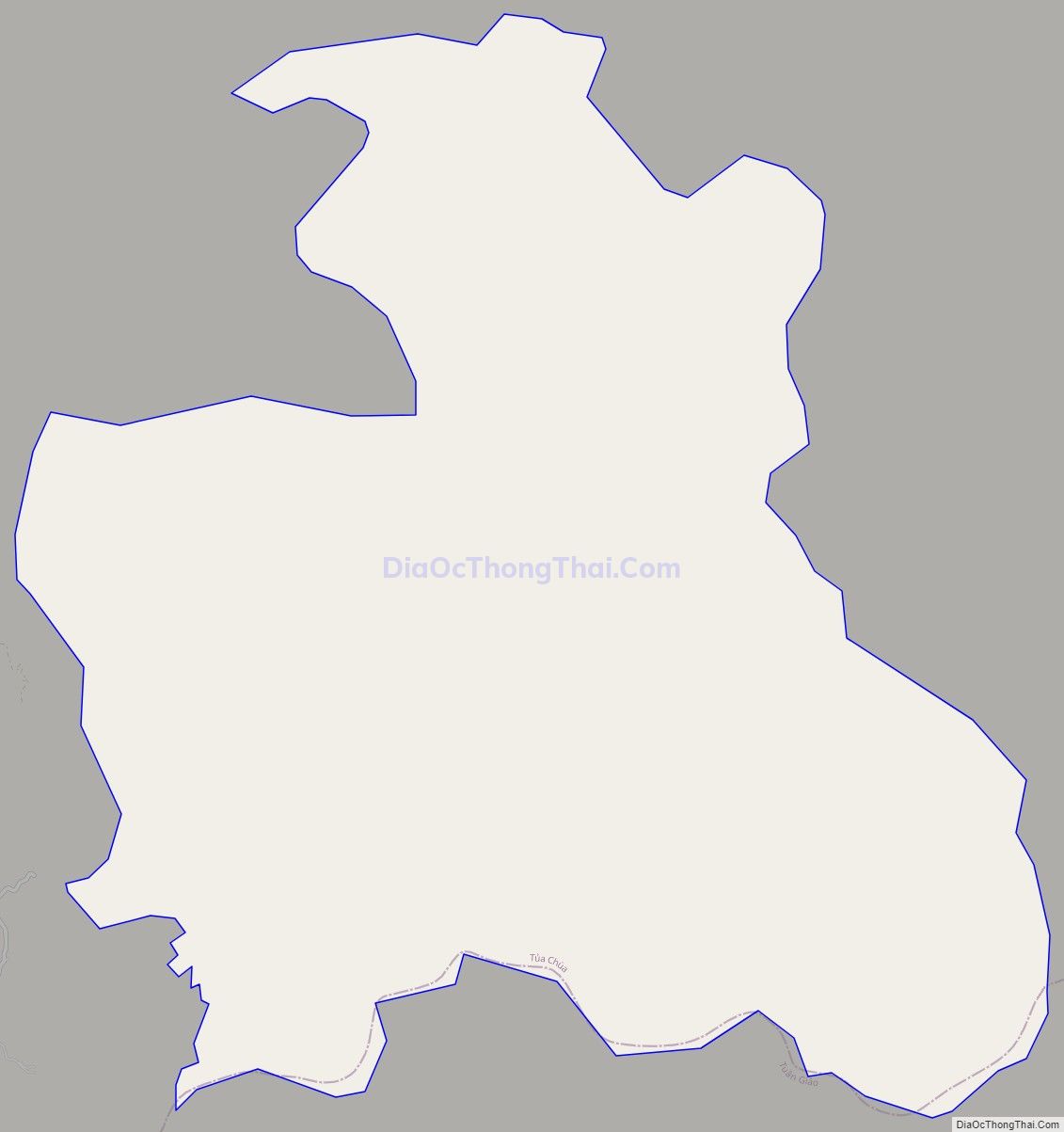 Bản đồ giao thông xã Sáng Nhè, huyện Tủa Chùa