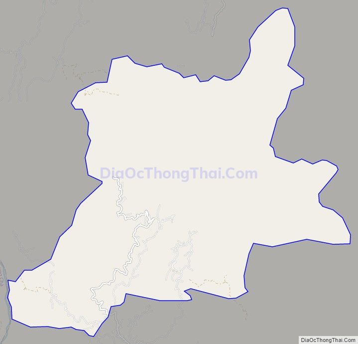 Bản đồ giao thông xã Sính Phình, huyện Tủa Chùa