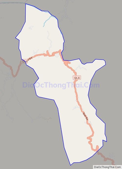 Bản đồ giao thông xã Mùn Chung, huyện Tuần Giáo