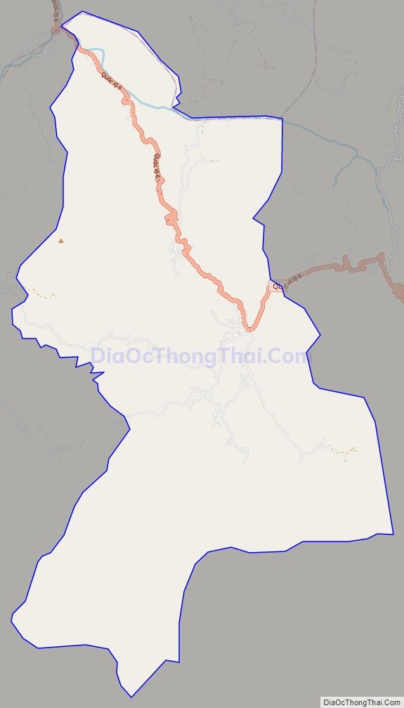 Bản đồ giao thông xã Mường Mùn, huyện Tuần Giáo