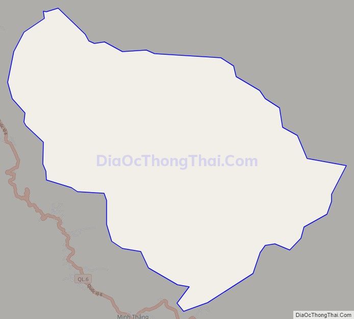 Bản đồ giao thông xã Pú Nhung, huyện Tuần Giáo