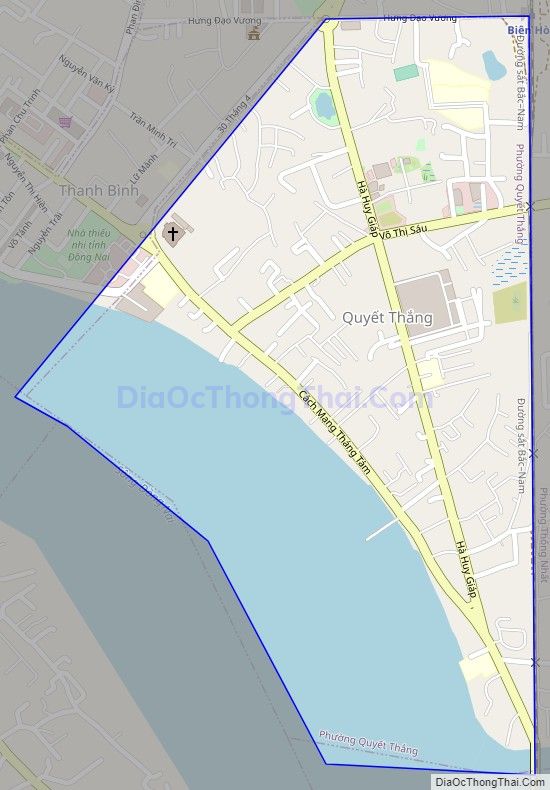 Bản đồ giao thông phường Quyết Thắng, thành phố Biên Hòa