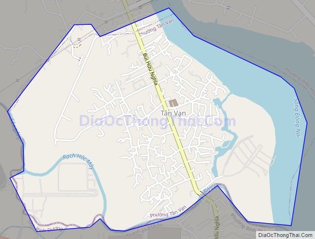 Bản đồ giao thông phường Tân Vạn, thành phố Biên Hòa