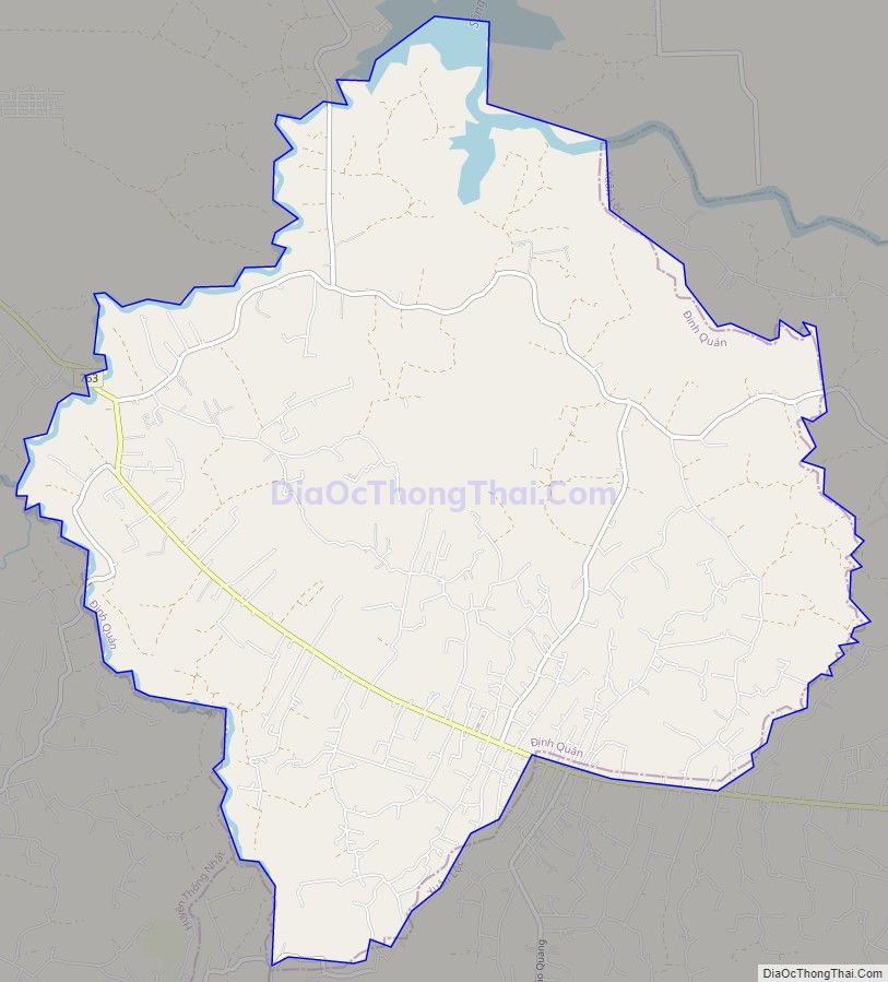 Bản đồ giao thông xã Suối Nho, huyện Định Quán