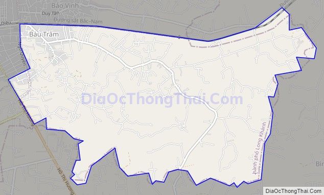 Bản đồ giao thông xã Bàu Trâm, thành phố Long Khánh