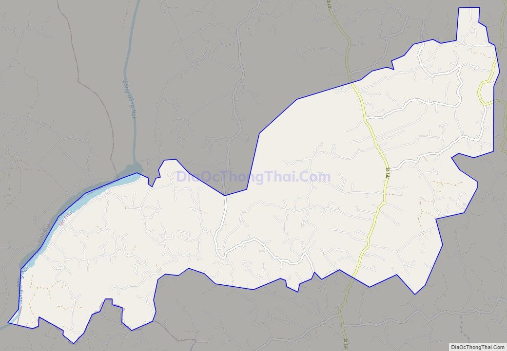 Bản đồ giao thông xã Phú Thịnh, huyện Tân Phú