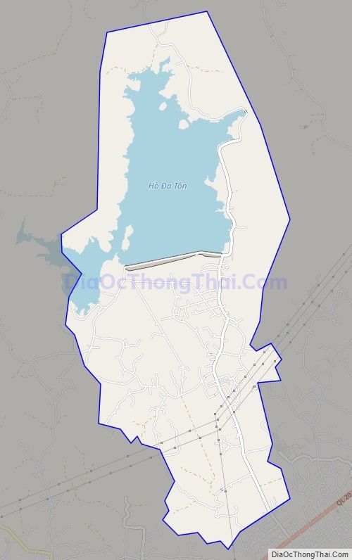 Bản đồ giao thông xã Thanh Sơn, huyện Tân Phú