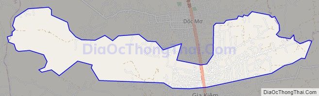 Bản đồ giao thông xã Gia Tân 3, huyện Thống Nhất