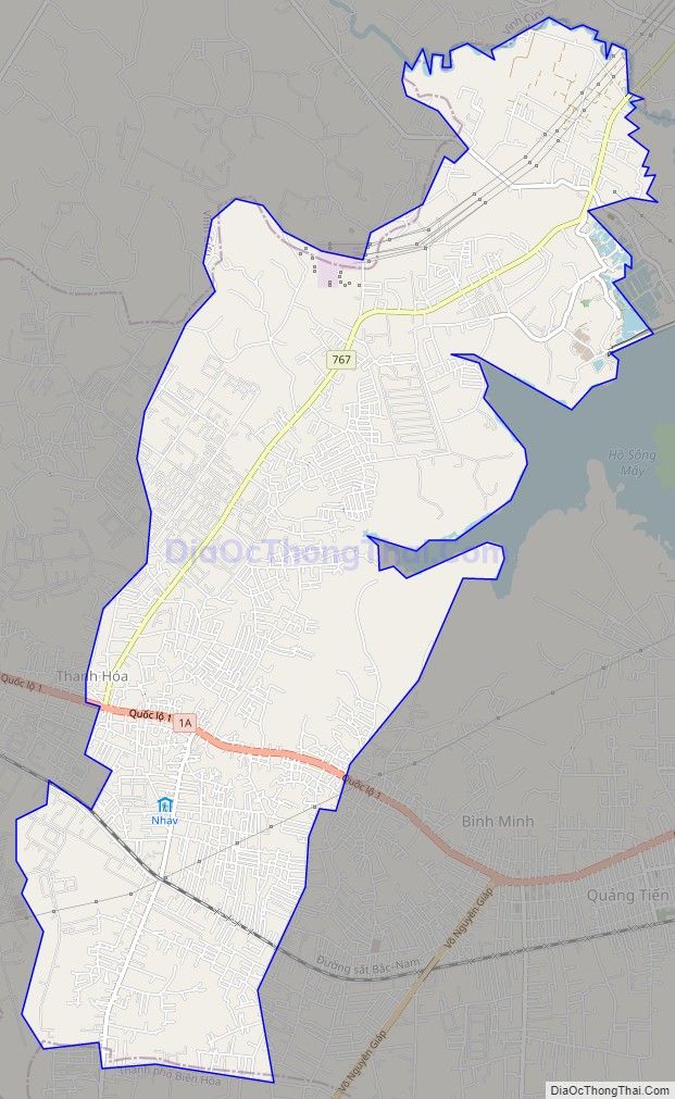 Bản đồ giao thông xã Bắc Sơn, huyện Trảng Bom