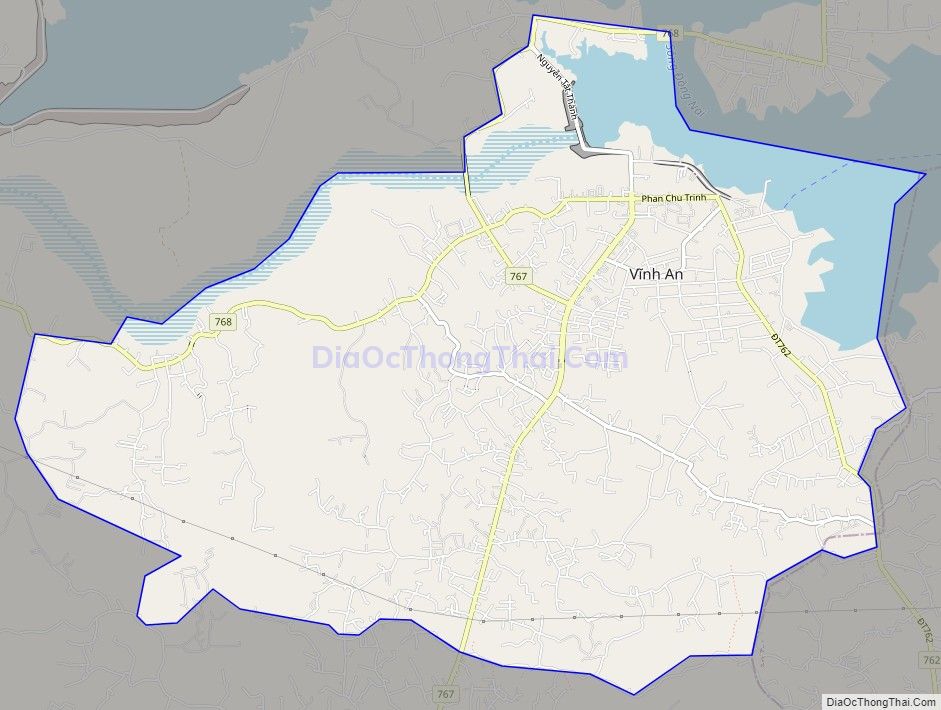 Bản đồ giao thông Thị trấn Vĩnh An, huyện Vĩnh Cửu
