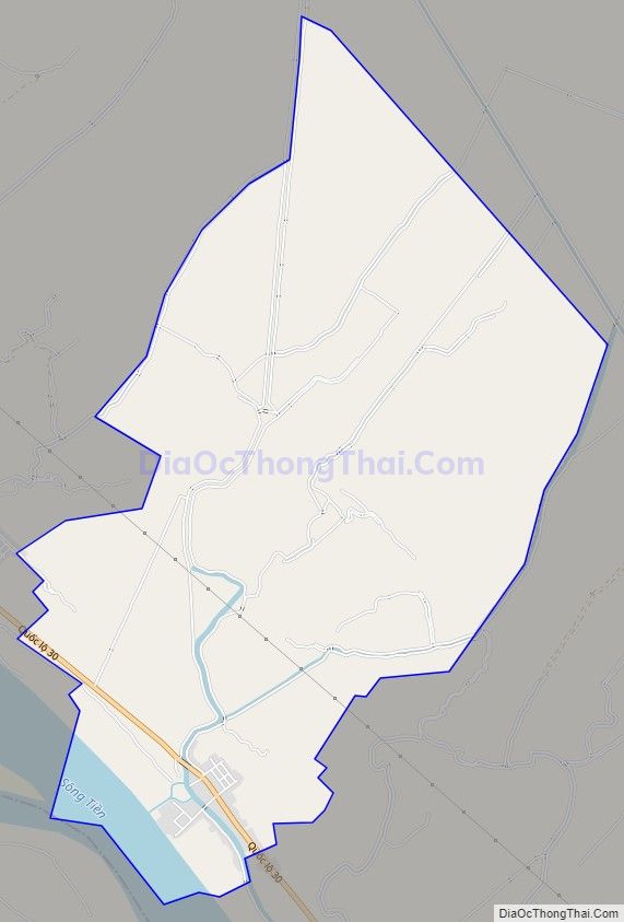 Bản đồ giao thông xã Bình Hàng Trung, huyện Cao Lãnh