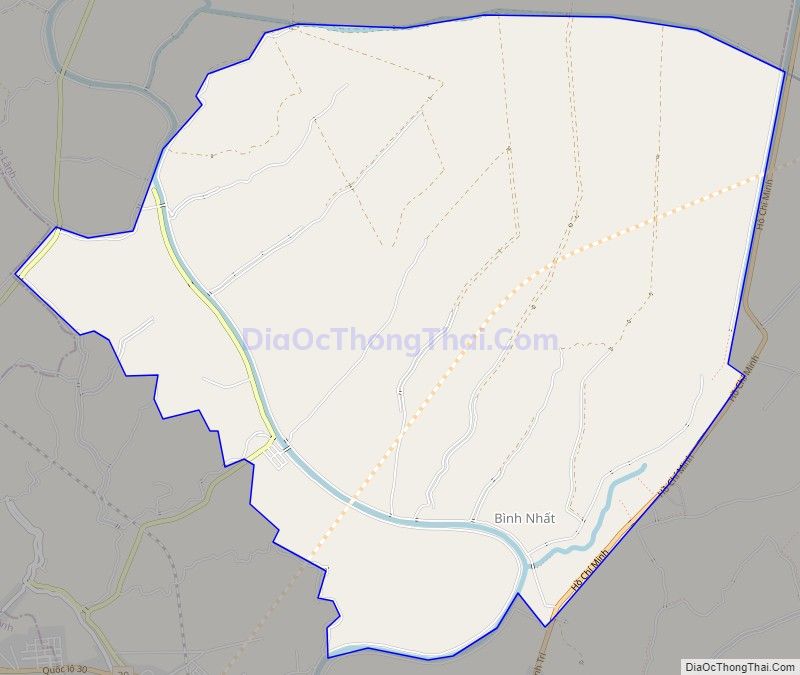 Bản đồ giao thông xã Nhị Mỹ, huyện Cao Lãnh