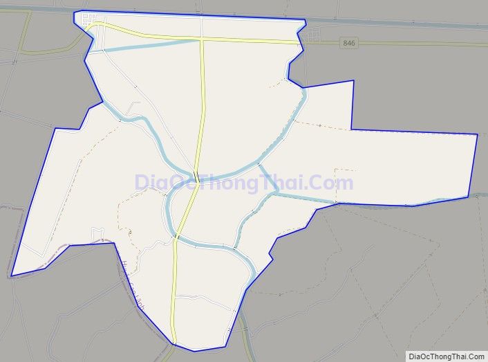 Bản đồ giao thông xã Phương Trà, huyện Cao Lãnh