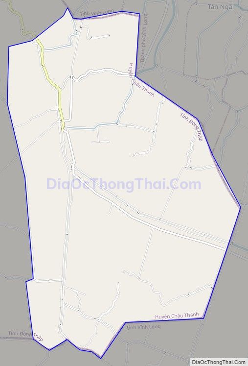 Bản đồ giao thông xã An Phú Thuận, huyện Châu Thành