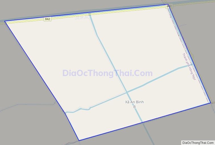 Bản đồ giao thông phường An Bình B, thành phố Hồng Ngự