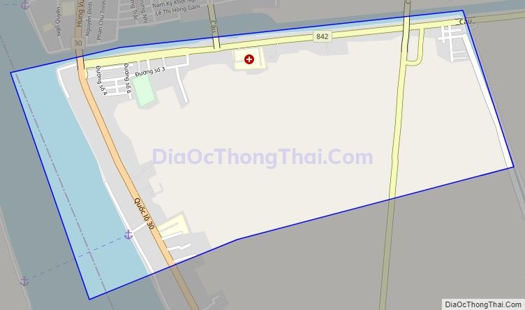 Bản đồ giao thông phường An Lộc, thành phố Hồng Ngự