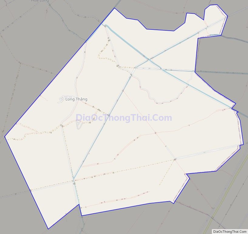 Bản đồ giao thông xã Long Thắng, huyện Lai Vung