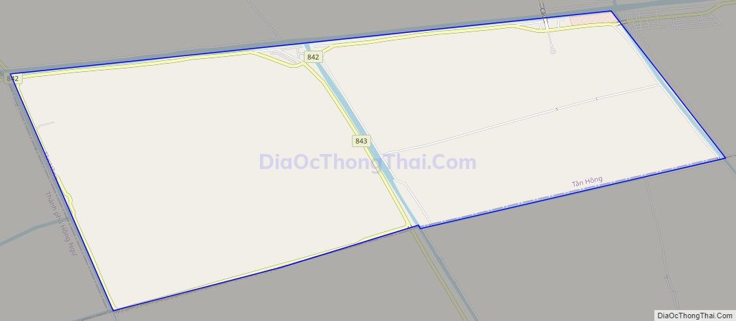 Bản đồ giao thông xã An Phước, huyện Tân Hồng