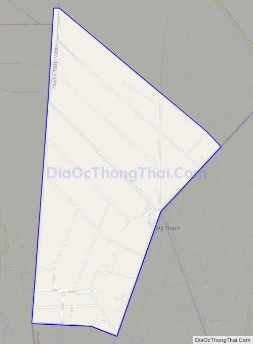 Bản đồ giao thông xã Thanh Mỹ, huyện Tháp Mười