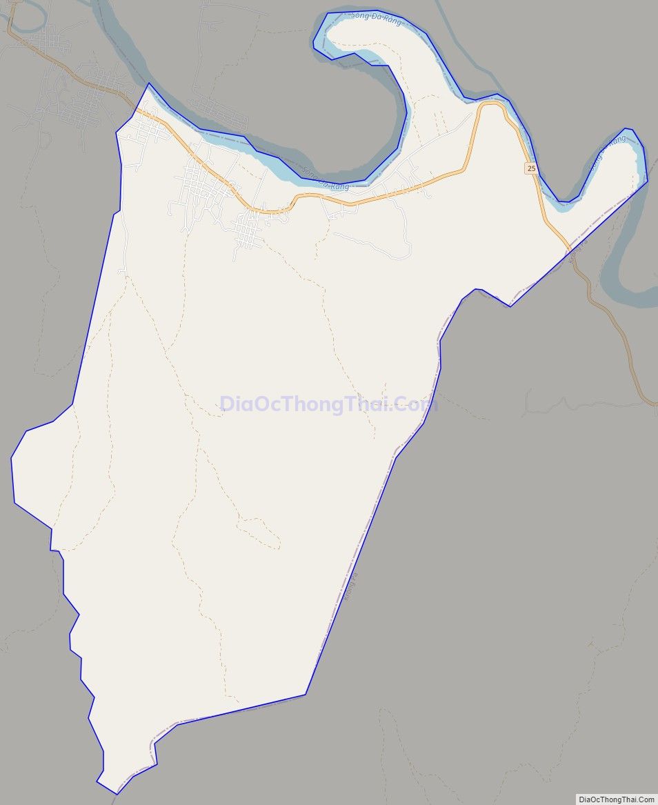 Bản đồ giao thông xã Ia R'tô, thị xã Ayun Pa