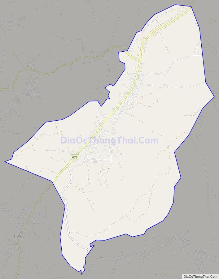 Bản đồ giao thông xã Ia Tôr, huyện Chư Prông