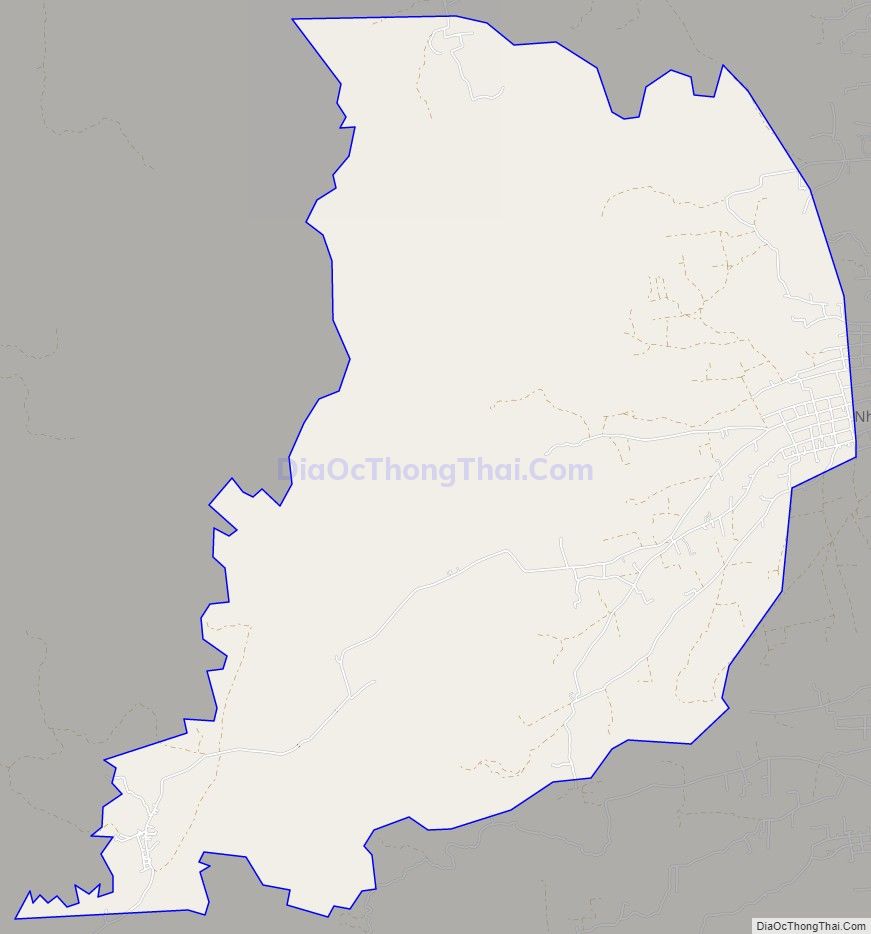 Bản đồ giao thông xã Chư Don, huyện Chư Pưh