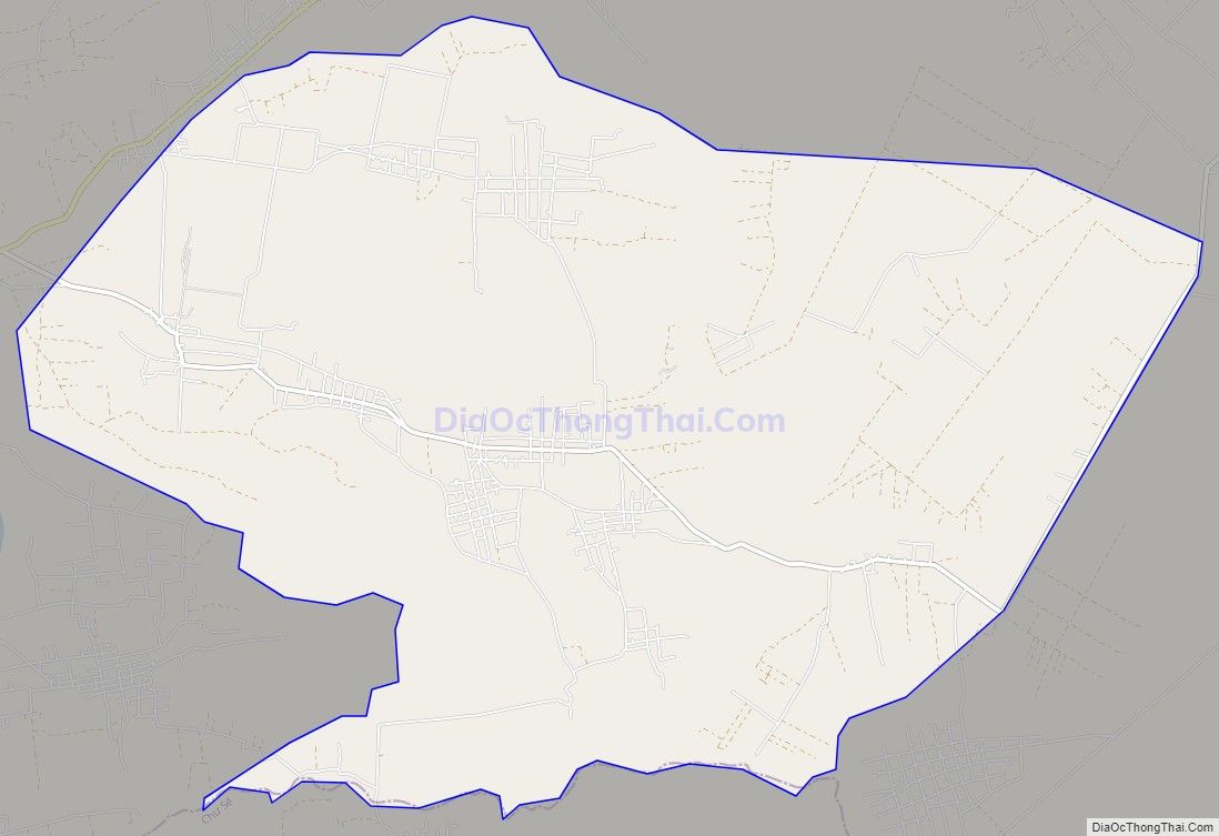 Bản đồ giao thông xã Ia Pết, huyện Đak Đoa