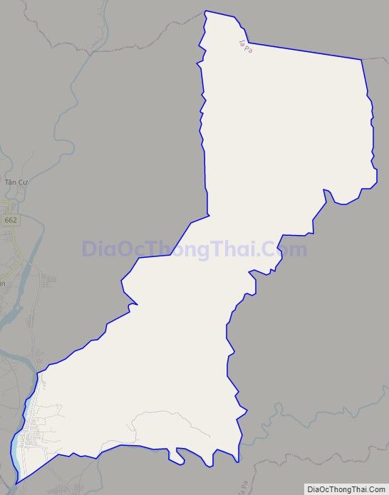 Bản đồ giao thông xã Chư Mố, huyện Ia Pa