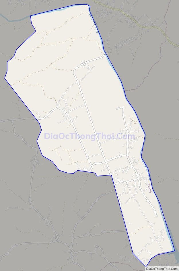 Bản đồ giao thông xã Đăk HLơ, huyện Kbang
