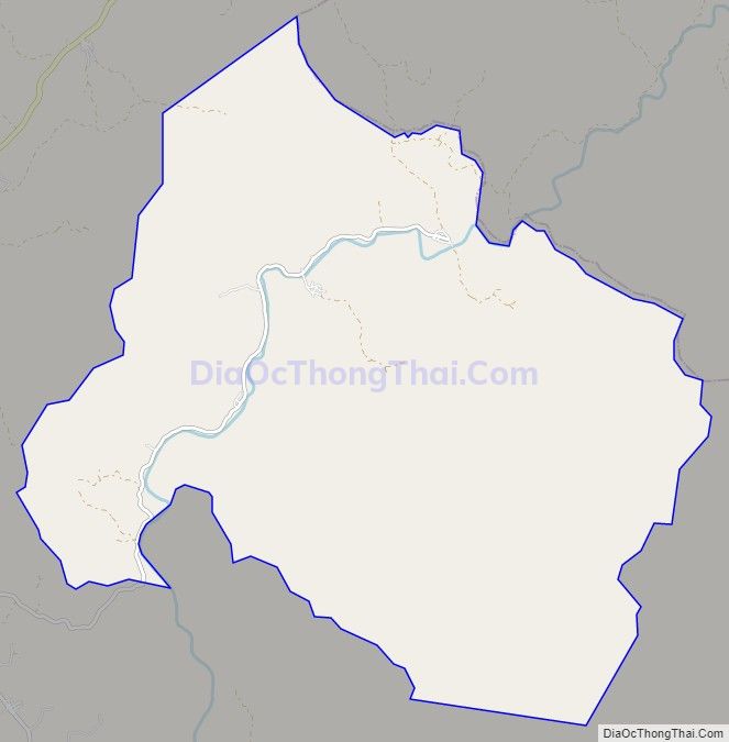 Bản đồ giao thông xã Đăk Tơ Pang, huyện Kông Chro