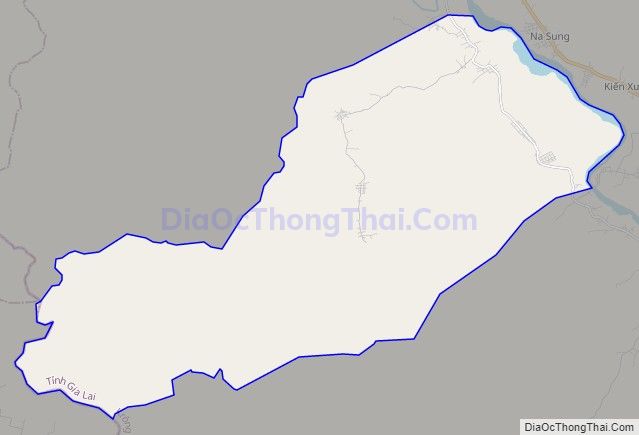 Bản đồ giao thông xã Chư Drăng, huyện Krông Pa