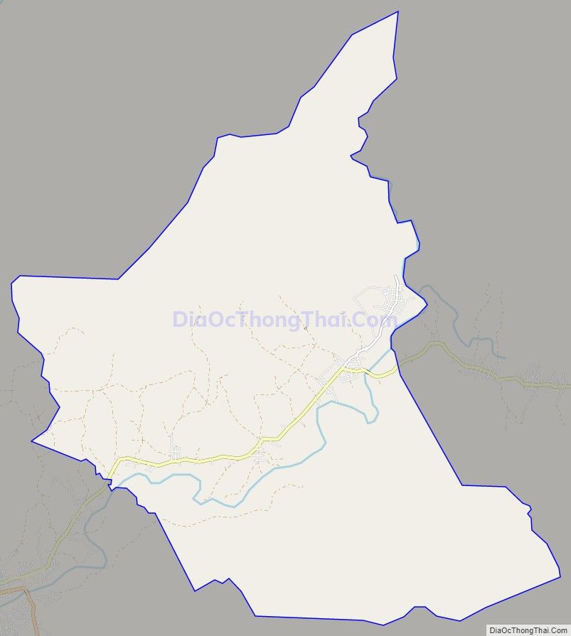 Bản đồ giao thông xã Ia Mláh, huyện Krông Pa